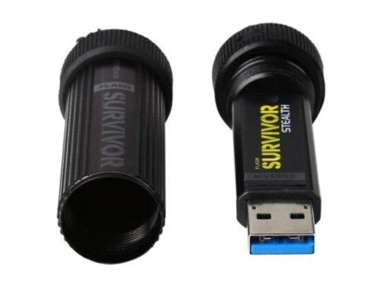 Corsair flash disk 128GB Survivor Stealth USB 3.0 černý - CMFSS3B-128GB