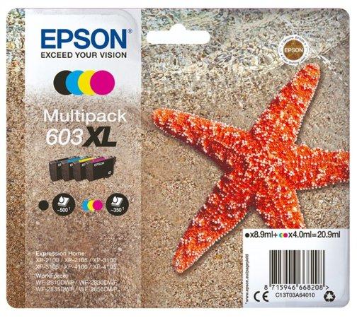Inkoust Epson 603XL Multipack 4-colours, C13T03A64010