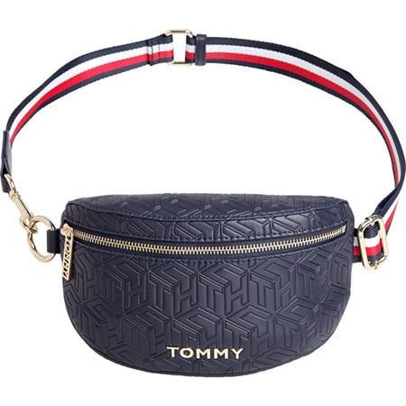 Dámská ledvinka Iconic Tommy Bumbag T. Navy Embossed Monogram