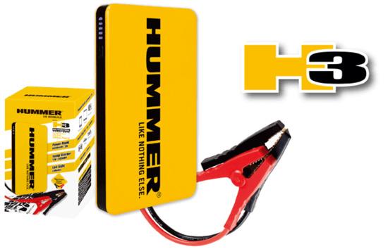 Startovací powerbanka Hummer H3 (6000 mAh, pro auto s obsahem 3,5l) - HUM-H3