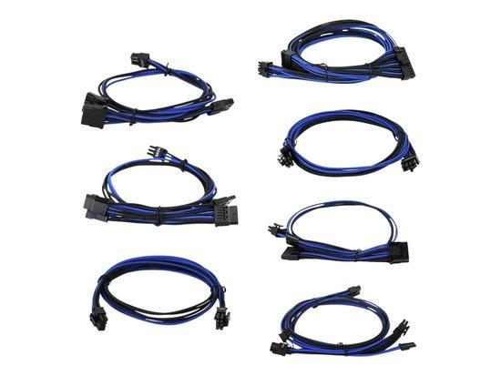 EVGA 100-G2-08KU-B9 EVGA Blue/Black Power Supply Cable Set 750-850 G2/P2/T2 - 100-G2-08KU-B9