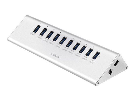 LOGILINK - USB 3.0 High Speed Hub 10-Port + 1x Fast Charging Port, UA0229