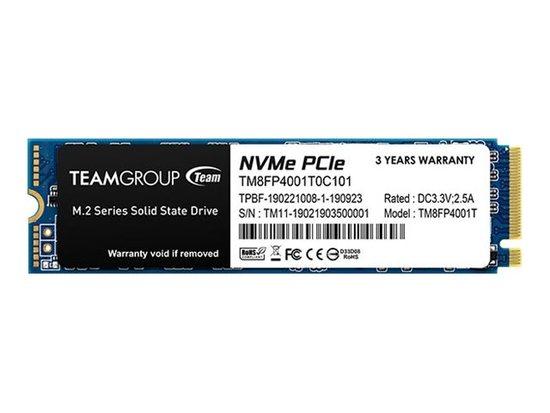 Team Group SSD MP34 1TB M.2 PCIe Gen3 x4 NVMe, 3000/2600 MB/s, IOPS 180/160K - TM8FP4001T0C101
