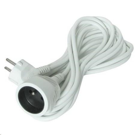 Solight PS16 prodlužovací přívod - spojka, 1 zásuvka, 10m, 3 x 1mm2, bílá - PS16