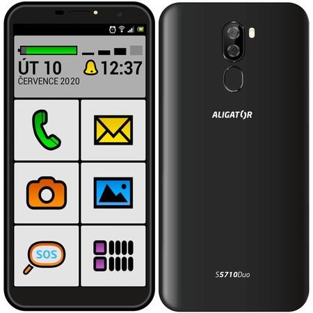 Mobilní telefon Aligator S5710 Senior - černý - MTOSOOS571060