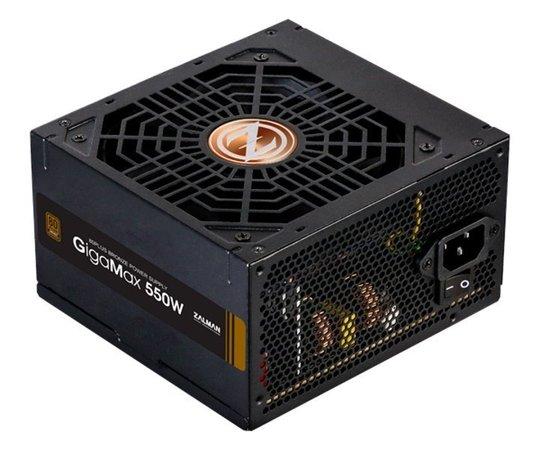 Zalman zdroj Gigamax 550W/ ATX / akt. PFC / 120mm ventilátor / 80PLUS Bronze, ZM550-GVII
