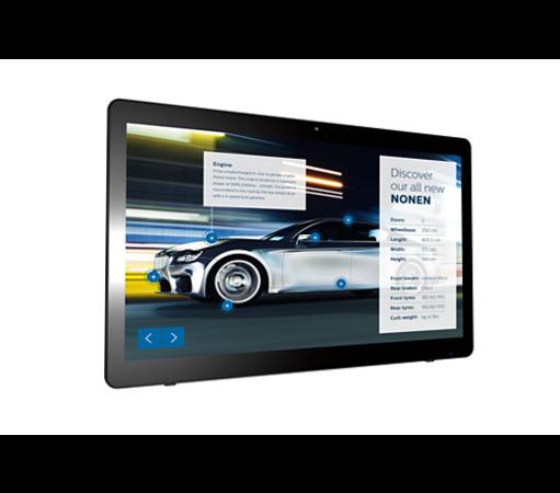 Philips LCD 24" 24BDL4151T - Touch display, 24/7, Android, 23.6", VA 8bit,touch, E-LED, 1920x1080, 250cd/m2, 500000:1, 24BDL4151T/00