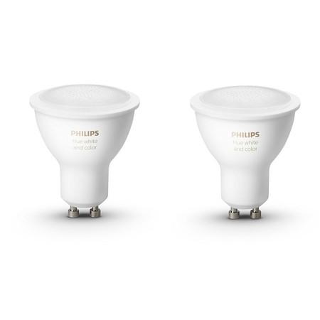 Hue Bluetooth LED White and Color Ambiance žárovka GU10 5.7W 350lm 2000K-6500K RGB set 2 ks