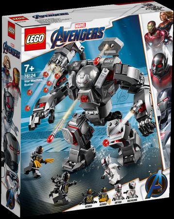 Lego Super Heroes 76124 War Machine v robotickém obleku - 76124LEG