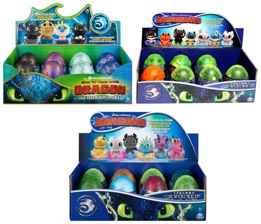 SPIN MASTER Jak vycvičit draka 3: Plyšový drak ve vajíčku (mix) - 6045084