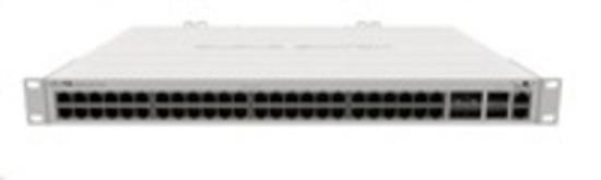 MikroTik Cloud Router Switch CRS354-48G-4S+2Q+RM, 650MHz CPU, 64MB, 1x10/100, 48xGLAN, 4xSFP+, 2xQSFP, vč. L5, CRS354-48G-4S+2Q+RM