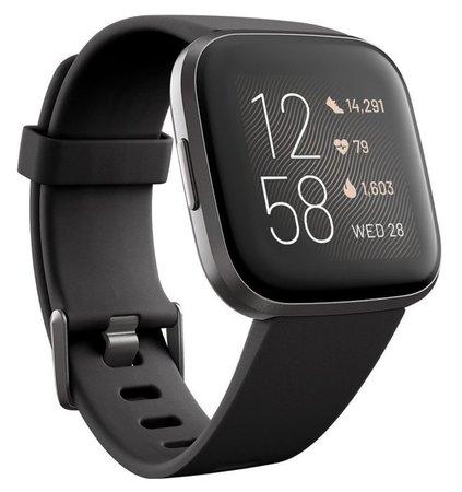 Fitbit Versa 2 (NFC) - Black/Carbon Chytré hodinky