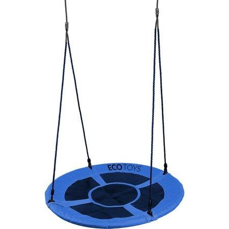 ECOTOYS Houpací kruh Čapí hnízdo (průměr 110cm) modrý - BOC110 BLUE