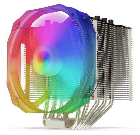 SilentiumPC chladič CPU Fortis 3 EVO ARGB HE1425/ ultratichý/ 140mm fan/ 5 heatpipes/ ARGB/ PWM/ pro Intel i AMD - SPC278