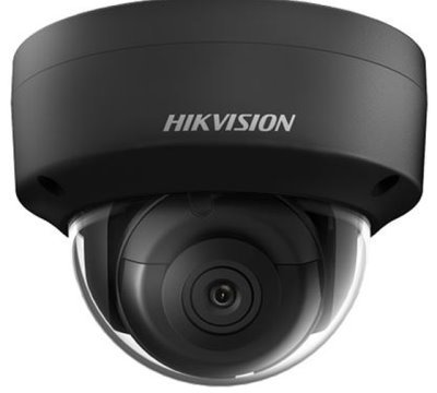HIKVISION IP kamera 4Mpix, H.265, 25 sn/s, obj. 2,8 mm (100°), PoE, IR 30m, IR-cut, WDR 120dB,3DNR,MicroSDXC, IP67,černá, DS-2CD