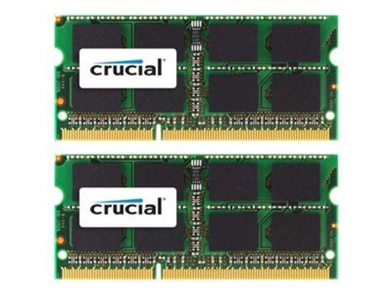 CRUCIAL SODIMM DDR3 16GB (2x8GB) 1333MHz CL9 CT2C8G3S1339MCEU - CT2K8G3S1339M