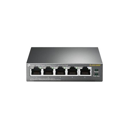 Levně Switch TP-Link TL-SG1005P PoE, 5 port, Gigabit, TL-SG1005P