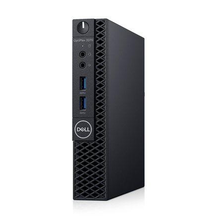 DELL Optiplex 3070 MFF/i5-9500T/8GB/256GB SSD/Intel UHD 630/WL+ BT/WWAN/ KB/Mouse/W10Pro/3Y Basic OS - 6HRK4