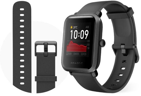 Amazfit Bip S chytré hodinky, Carbon Black - NEHOXIABIP070