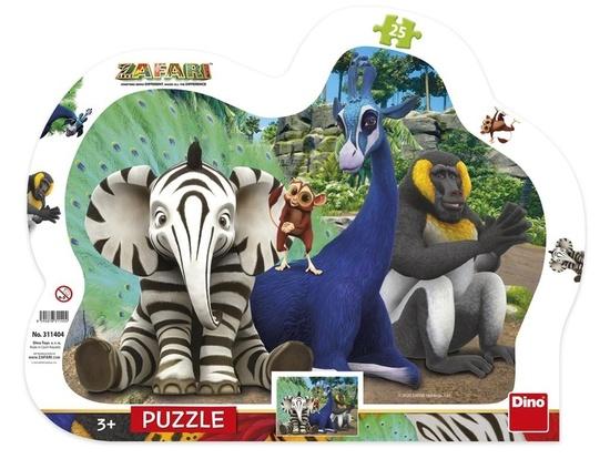 DINO Puzzle Zafari 25 dílků - 311404DIN