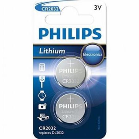 Philips baterie CR2032 - 2ks - CR2032P2/01B