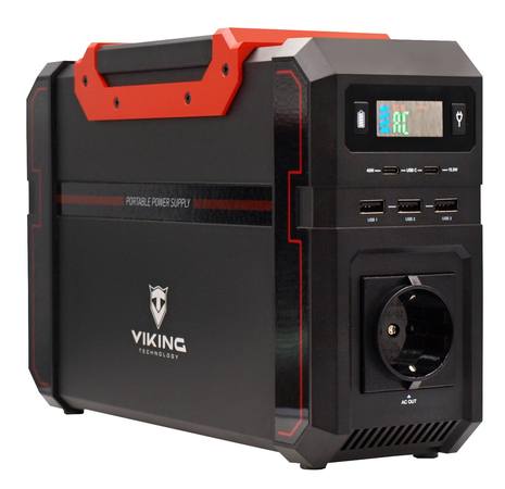 BATERIOVÝ GENERÁTOR VIKING SB500, Přenosná nabíjecí stanice, 230v/500W, UPS, VSB500
