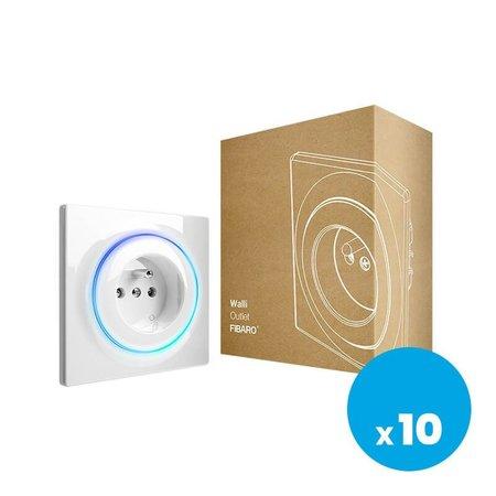 Inteligentní zásuvka - FIBARO Walli Outlet type E (FGWOE-011), 10ks