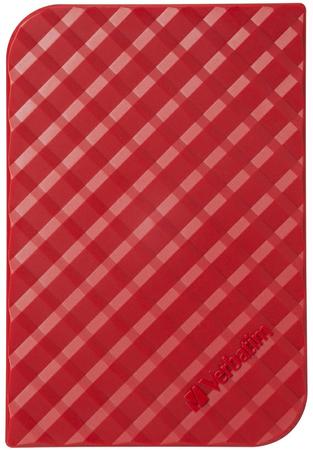 VERBATIM HDD 1TB USB 3.0 červený 53203,
