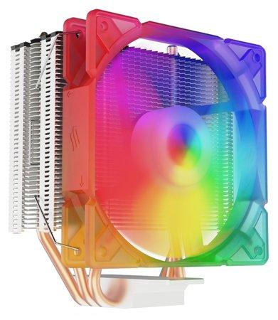 SilentiumPC chladič CPU Spartan 4 MAX EVO ARGB/ ultratichý/ 120mm fan/ 3 heatpipes/ PWM/ pro Intel i AMD - SPC273