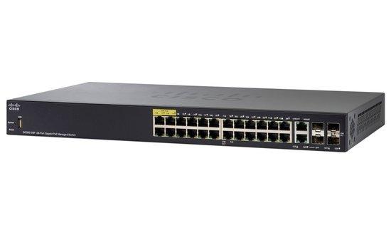 Cisco SG350-28P 28-port Gigabit POE Managed Switch - SG350-28P-K9-EU
