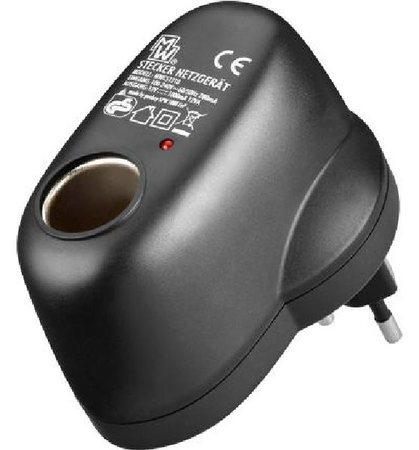 Napájecí adaptér z 230V na autozásuvku (autozapalovač) 12V 1000mA (ppadapter-24) - ppadapter-24