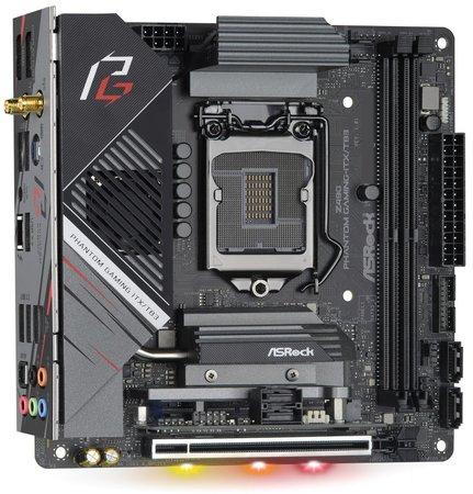 ASRock Z490 PHANTOM GAMING-ITX/TB3 / LGA1200 / Intel Z490 / 2x DDR4 DIMM / HDMI / DP / 2x M.2 / USB-C / Wi-Fi / Mini-ITX, Z490 PHANTOM GAMING-ITX/TB3