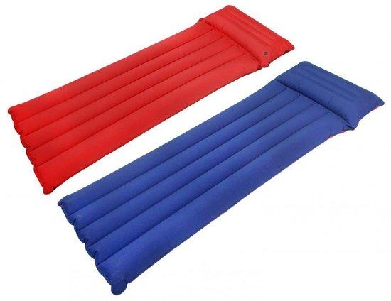 Nafukovací lehátko SEDCO gumotextilní Bára 2 NEW - Modro-červená - 5200010MOCE