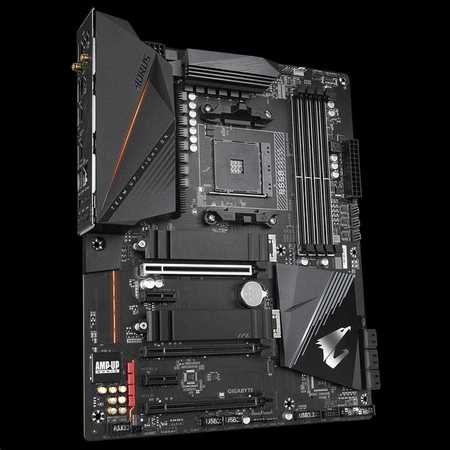GIGABYTE MB Sc AM4 B550 AORUS PRO AC, AMD B550, 4 x DDR4, HDMI, Wi-Fi - B550 AORUS PRO AC