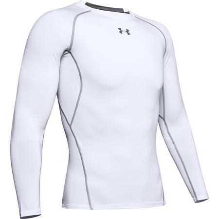 Under Armour HG Armour LS, Bílá, S - 1257471-100-S
