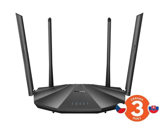 Tenda AC19 WiFi AC Router 2100Mb/s, 1x GWAN, 4x GLAN, 1x USB,VPN, IPv6,4x6dBi,4x4 MU-MIMO, CZ AC2100, AC19