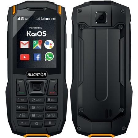 Mobilní telefon Aligator K50 eXtremo - černý/oranžový