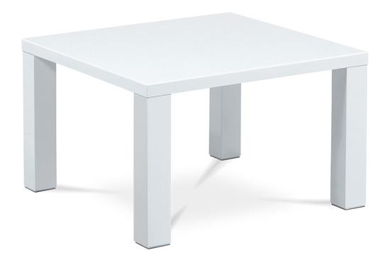 Autronic AHG-501 WT Konferenční stolek 80x80x50, vysoký lesk bílý - AHG-501 WT