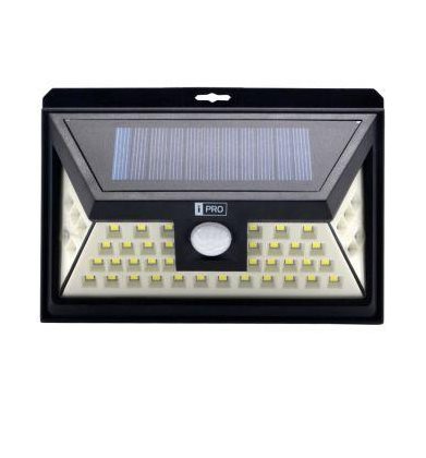 iQtech iPro 46 solární venkovní světlo, 46 LED, senzor, bezdrátové