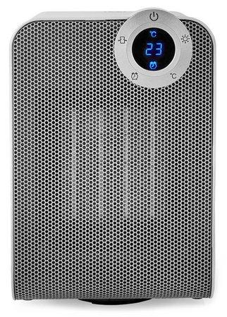 NEDIS Wi-Fi chytrý ventilátor s topným tělesem/ kompaktní/ termostat/ oscilace/ výkon 1800 W/ bílý