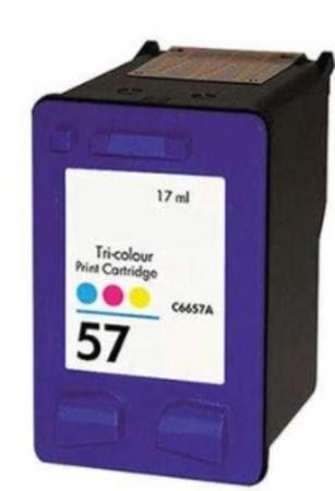HP C6657AE kompatibilní náplň barevná (color č.57, C6657, C6657A) pro DeskJet 450ci, 5150, 5550, 565x, 96xx, PhotoSmart 7150, 7260, 73xx, 7550, PSC 1350, 21xx, 22xx, 24xx, 25xx, OfficeJet 6110, 4110, 5510, AG-C6657AE