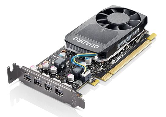ThinkStation Nvidia Quadro P620 2GB GDDR5 LP, 4X60R60469