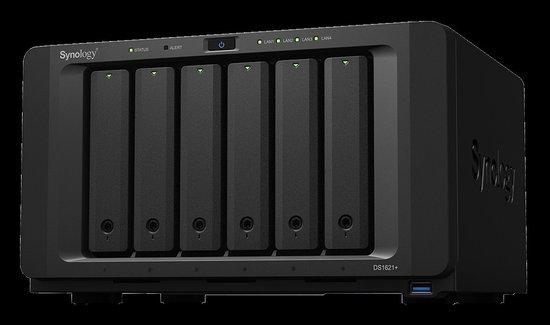 Synology DiskStation DS1621+, 6-bay NAS, CPU QC AMD Ryzen V1500B 64bit, RAM 4GB, 3x USB 3.0, 2x eSATA, 4x GLAN, 1x PCIe, DS1621+