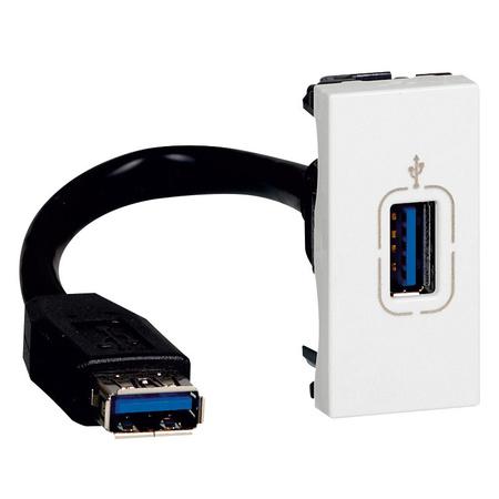 MOSAIC ZAS USB 1M BILA, 078746