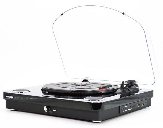 AIWA GBTUR-120BK/ Gramofon/ BT/ USB/ SD/ Černý