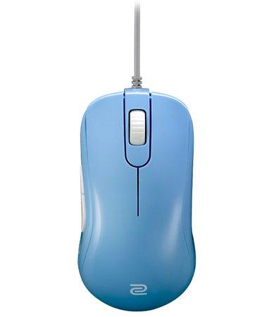ZOWIE by BenQ herní myš S2 DIVINA BLUE/ drátová/ 3200 dpi/ USB/ modrá/ 5 tlačítek/ pro praváky/ střední velikost - 9H.N1LBB.A61