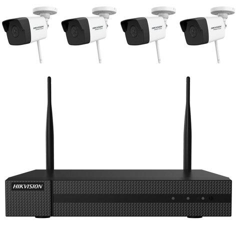 HIKVISION HiWatch WiFi KIT HWK-N4142B-MH/W/ 2Mpx/ 4x kamery HWI-B120-D/W(EU)(T)/ 1x NVR HWN-2104MH-W/ 1TB HDD, 301501286