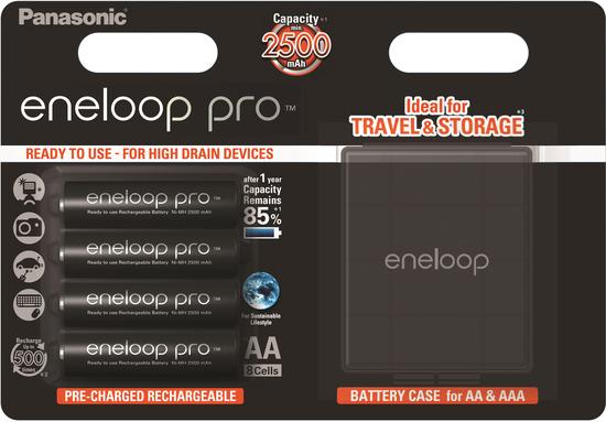 PANASONIC-ENELOOP HR6 AA 3HCDE/4BE CASE ENELOOP PRO