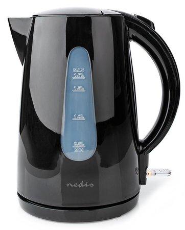 NEDIS rychlovarná konvice KAWK130EBK/ objem 1,7 l/ otáčení o 360°/ 1850 - 2200 W/ plast/ černá