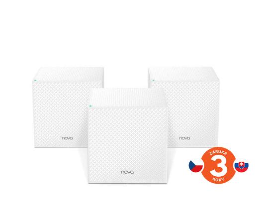 Tenda Nova MW12 (3-pack) WiFi AC2100 Mesh Gigabit system Tri Band, 9x GLAN/GWAN, SMART CZ aplikace